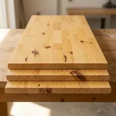 Kit 3 Chapas Painel Madeira Pinus Prateleiras 120x40  Placa Decorativa 18mm