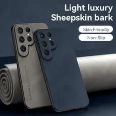 capa de celular Couro De Luxo Anti-Queda Para Samsung Galaxy S26 Ultra S26 Plus S24 S22 S23 S25 Edge FE S21 Case