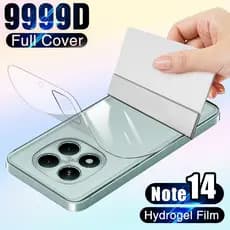 película traseira hidrogel para Xiaomi Redmi Note 15 14 13 12 12s Pro Plus 15C 14C Poco X8 F8 Ultra M8 15T 14T 13T 17