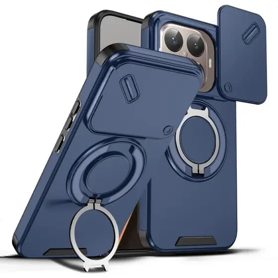 Capa Capinha Magnética Ficar Capa Xiaomi Poco M8 F8 Ultra F7 Pro X6 X7 X8 Max C75 M6 Deslizar Proteção da câmera PC Case