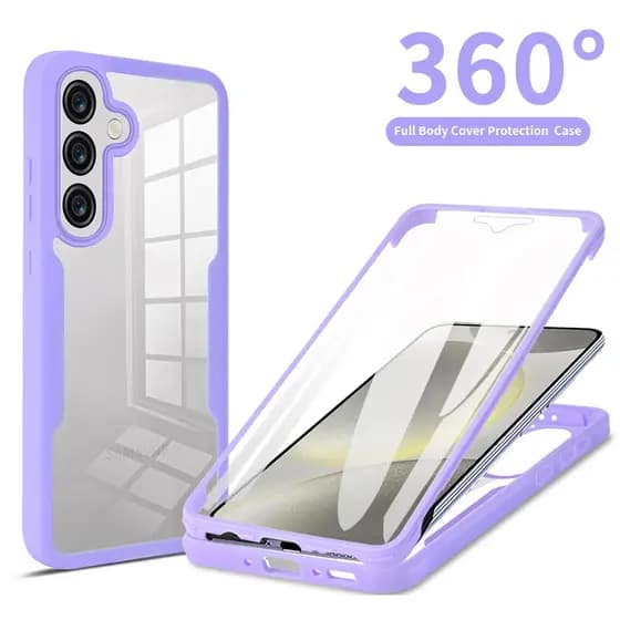 360° Proteção Capa Capinha Para Samsung Galaxy A37 A57 A17 A05 A07 A06 A26 A36 A56 5G A14 A15 A24 A25 A34 A54 A35 A55