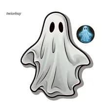 [TY] Presentes De Decoração Para Casa De Halloween , Lindos Adesivos De Janela Fantasma De Desenho Animado , De Parede D