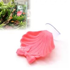 [TY] 7 Peças De Decoração De Habitat Subaquático , Cama De Concha Realista Para Peixes Betta , Abrigo Com Ventosa Segura