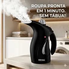 Passadeira a Vapor Portátil Vaporizador de Roupas 127V Desamassa no Cabide Sem Tábua 800W