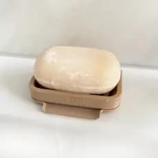 Saboneteira Premium com Drenagem em Ondas e Bandeja de Gotejamento Removível - Design Moderno