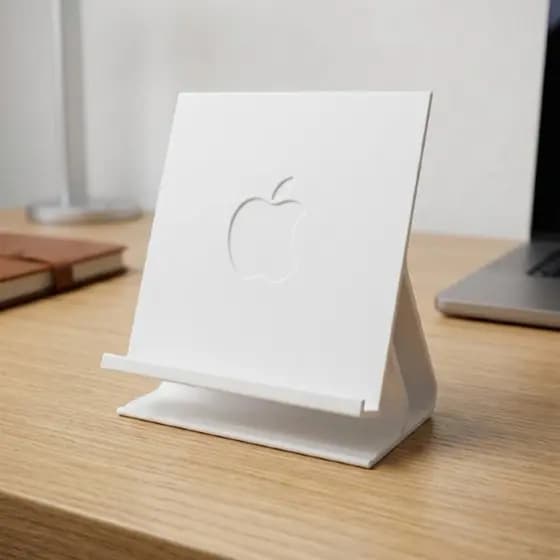 Suporte de Mesa iPad Premium para Celular e Tablet - Estilo maçã Minimalista