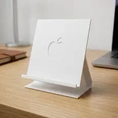 Suporte de Mesa iPad Premium para Celular e Tablet - Estilo maçã Minimalista