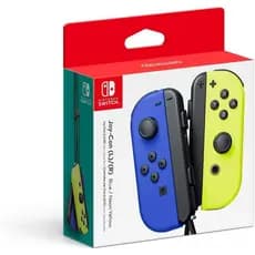 Nintendo Switch Joy Con Controlador Azul Neon Amarelo