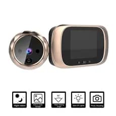 Smart Digital Peephole Camera - 2.8" LCD Screen, Night Vision, Motion Capture for Home Security