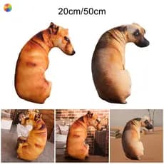 Almofada Decorativa 3D Em Forma De Cachorro Com Algodão PP Decoração Interna De Casa Sofá Brinquedos Para Dormir