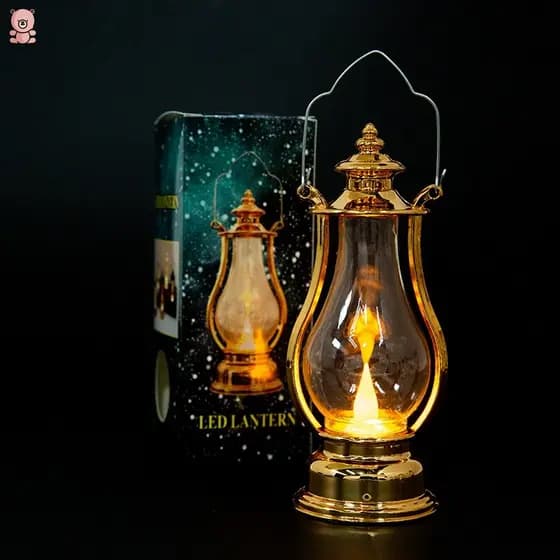 Lâmpada Retro A Óleo De Natal Com Economia De Energia Luz Nocturna De Halloween Decorativa Led Small Home Party Lanterna