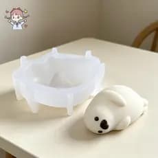 Molde Inovador De Gelatina Com Vedação Em Forma De Animal Para Bolo De Silicone 3D .