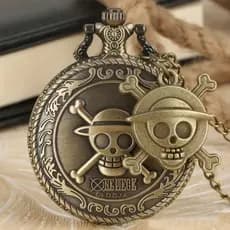 Relógio Retro Cartoon Anime Tema Quartzo De Bolso Pingente Colar Presentes