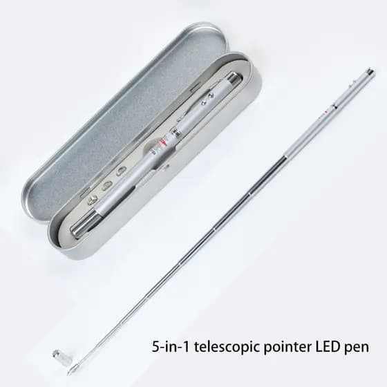 Caneta 5 Em 1 Laser Pointer Infravermelho
