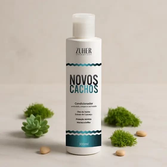 Condicionador Novos Cachos Zuher Cosméticos 300ml