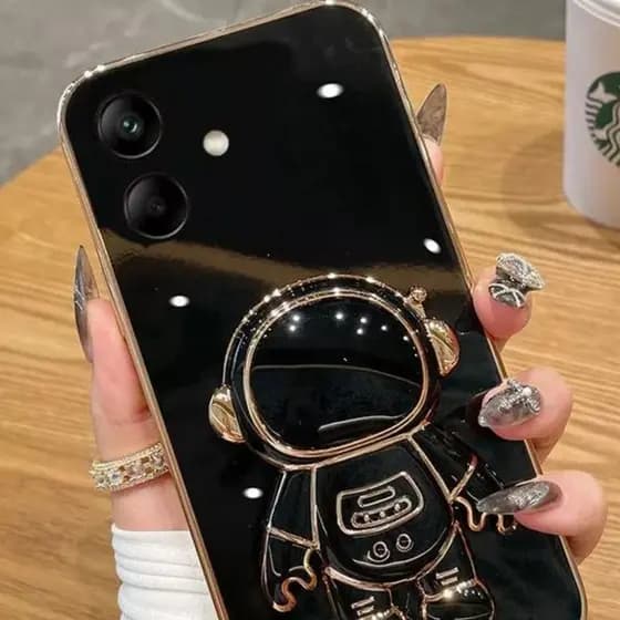 Capinha De Celular Suporte Astronauta Para Moto E13,E15,E22,E32,G10,G20,G30,G22,G23,G32,G42,G52,G53