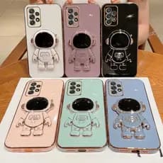 Capinha De Celular com Suporte Astronauta para Samsung A02,A03,A11,A20,A30,A53,A20S,A21S.A51,A52,A31