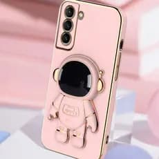 Capinha de Celular Luxuosa com Suporte Astronauta Para Samsung A04E,A04S,A14,A24,A34,A54