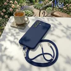 Capinha Moto G04 G14 G24 G34 G54 G84 G13 G23 G53 G73 Silicone Veludo Dentro com Cordão Ajustável