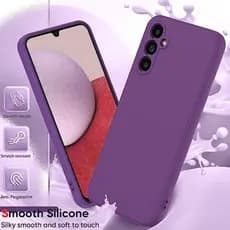 Capinha De Celular De Silicone Com Veludo Dentro Para Samsung M13, M14,M15,M34,M35,M52,M53,M54,M55