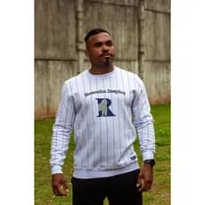 MOLETOM CARECA BASEBALL WHITE