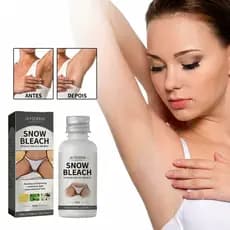Creme Clareador e Hidratante Corporal Snow Bleach – Ilumina e Suaviza Áreas Escurecidas (Axilas, Pescoço, Joelhos e Coto