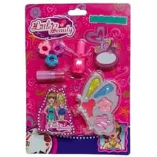💖 Brinquedo Meninas Kit de Maquiagem Infantil Little Beauty - Estojo Completo & Acessórios