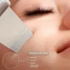 Aparelho de Peeling Esfoliante Ultrassônico Limpeza Facial Profunda Remoção de Cravos Antirrugas