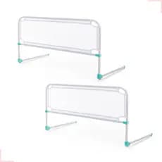 2 Grades Para Cama Proteção Tela Segurança Bebê Idoso Kit 2