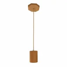 Pendente Madeira Maciça TAUARI P/ Lâmpada Dicróica Decorativo