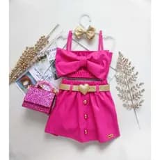 Conjunto Infantil Moda Bloguerinha Mini Diva Lançamento Conjunto de verão de Menina fresco calor Conjunto Infantil