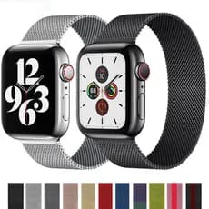 Pulseira Smartwatch Loop Milanese Metal Aço 42mm 44mm 45mm 49mm