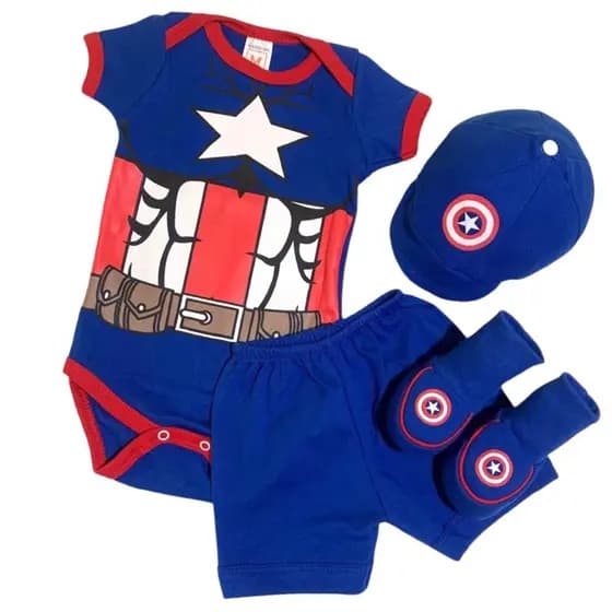 Kit bebê temáticos, mêsversário, body bebê, personagens, malha suedine 100% algodão