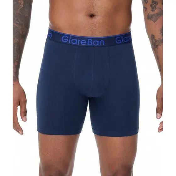 1 Cueca Boxer Média/Longa Masculina Moda Masculina Calcinhas Boxer Confortáveis