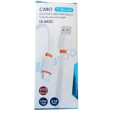 Cabo Rápido Carregador Tipo C - Reforçado