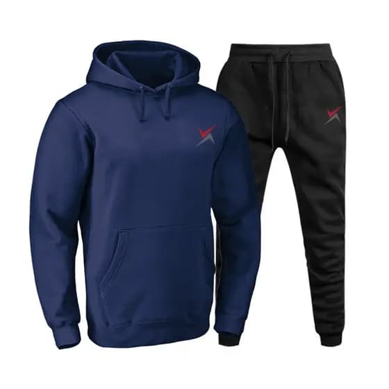 Conjunto Blusa Casaco Calça Moleton Extreme Marinho