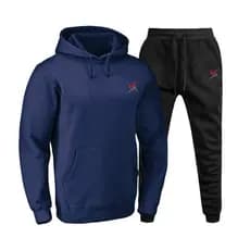 Conjunto Blusa Casaco Calça Moleton Extreme Marinho