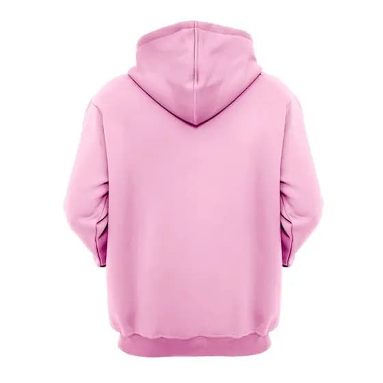 Conjunto Blusa Casaco Calça Moleton Boné Confortável Rosa