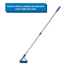 Escova Para Limpeza De Rejunte Maxitech PBT alta resistencia + Cabo retratil 1.40m Com 2 Estágios