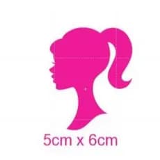 kit com 12und adesivo  Barbiee  e o Kenn 5CM 8CM 11CM