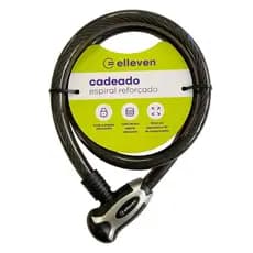 Cadeado Elleven 1mt X 15mm Cabo Aço Bicicleta Moto Chaves