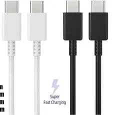 Cabo USB tipo C para USB tipo C Turbo P A71 Note 10 Note 20 A70 A80 S10 S20 Cabo Super Rápido Tipo C para Tipo C