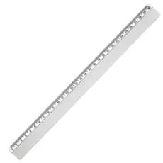 Régua Waleu New Line 30cm Cristal