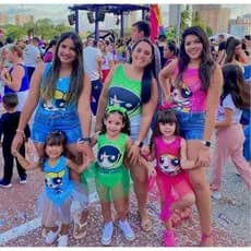 Body - Infantil ou Adulto - Maiô Super Poderosas - Docinho - Lindinha - Florzinha