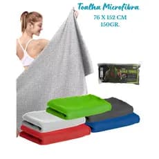 Toalha de Microfibra Esportiva 76x152cm  Secagem Rapida