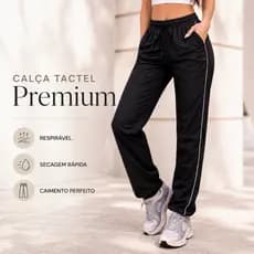 Calça Tactel básica kit Feminina Com 3 Bolso Com ajuste de Cordão na Cintura PLUS Street Unissex