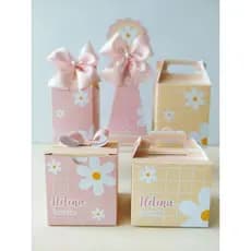 Personalizados Margaridas Rosa e Amarelo Pegue e Monte