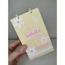 Kit Sacolinhas Personalizadas Tema Margaridas - PEGUE E MONTE