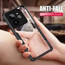 Para Realme GT 7 Pro 5G Caso Transparente Acrílico À Prova De Choque Armadura Capa Realmi Raelme GT7Pro GT7 Câmera Pára-