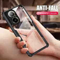 Para Realme C67 C71 4G Caso Transparente Acrílico Armadura À Prova De Choque Coque Em RealmeC67 Realmi C67 C 67C 4G Quad